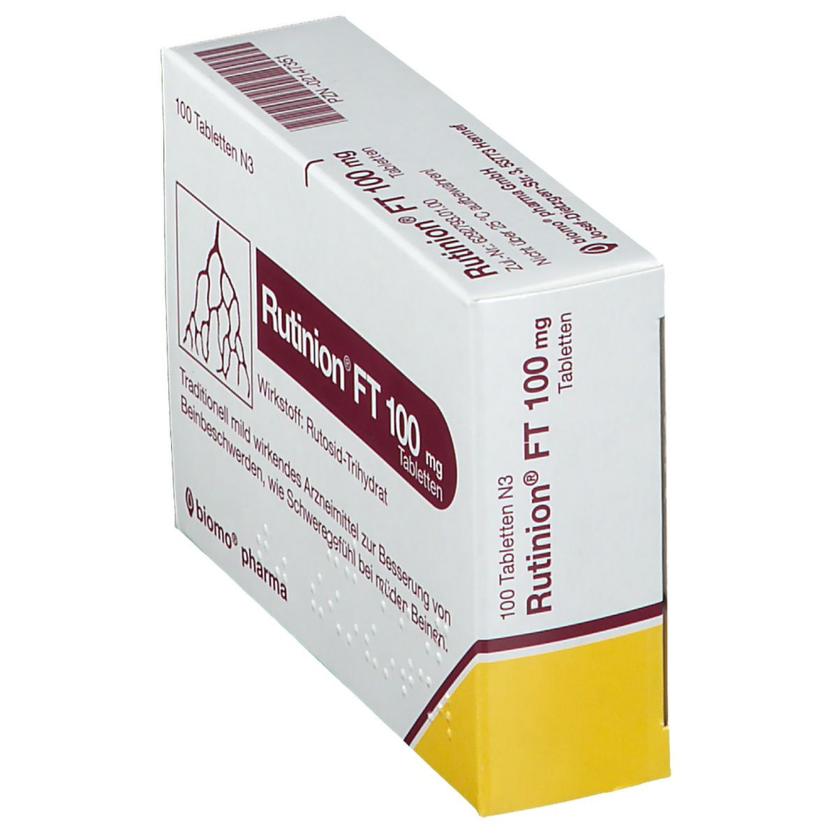 RUTINION FT 100 mg Tabletten