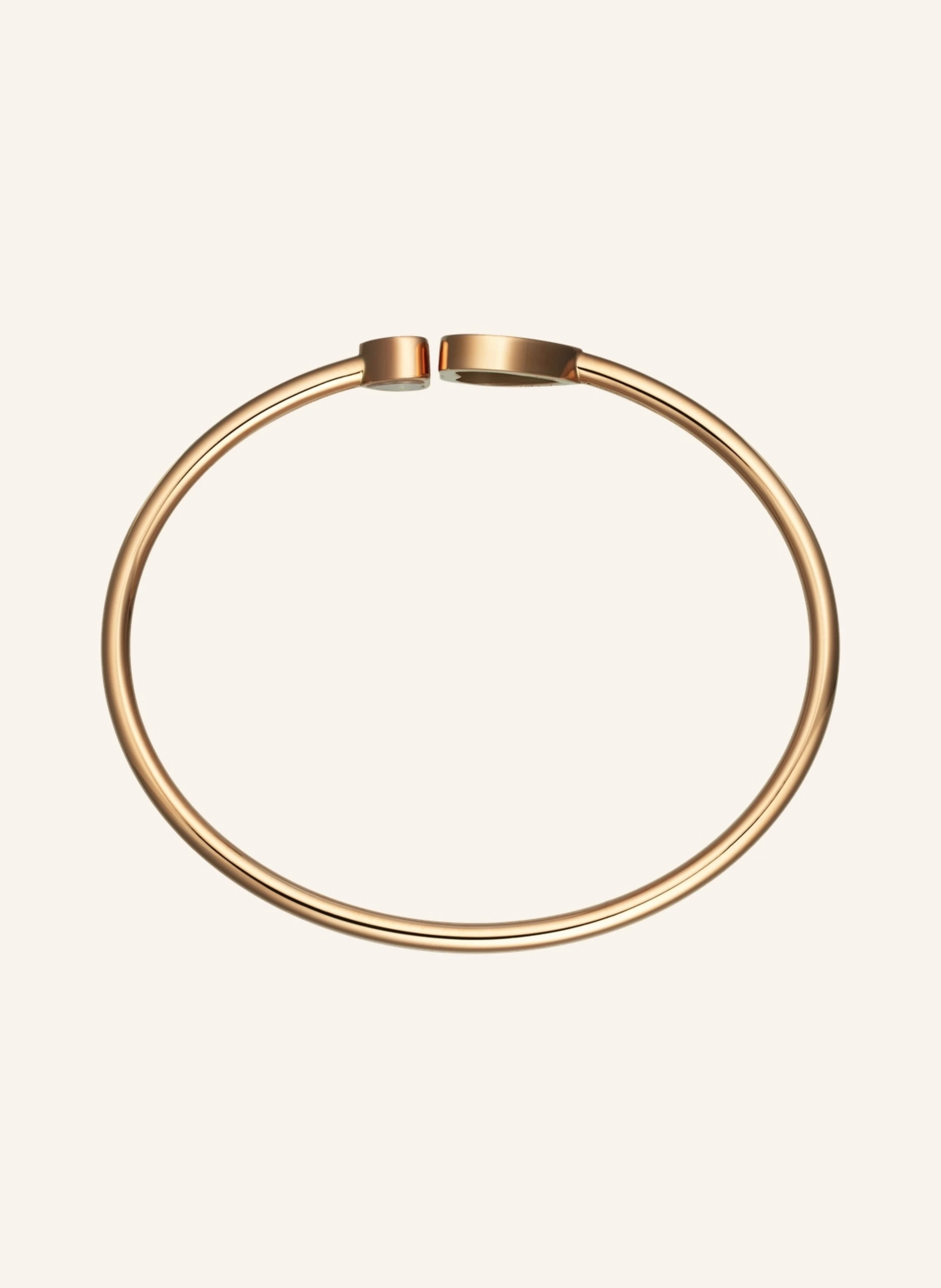 Chopard Armreif HAPPY HEARTS Armreif aus 18 Karat Roségold, Diamanten und roter Stein