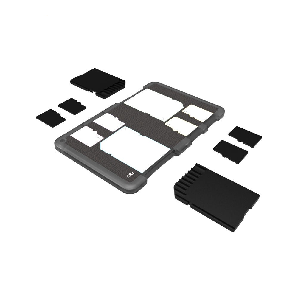 Speicherkarten Aufbewahrungsbox für 2x SD-Karten / 4x MicroSD Speicherkarten (MCH-SDMSD6GR) - Blau