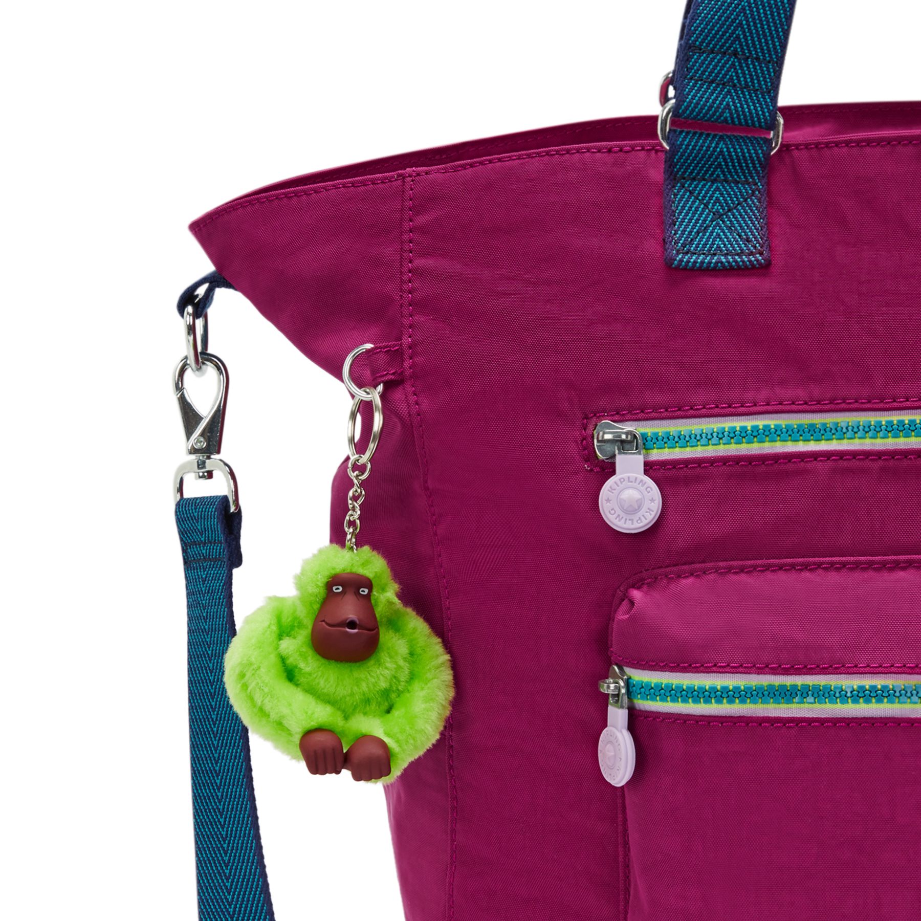 ISAAC Grand Sac épaule Avec Bretelle Amovible - Purple Fig WB