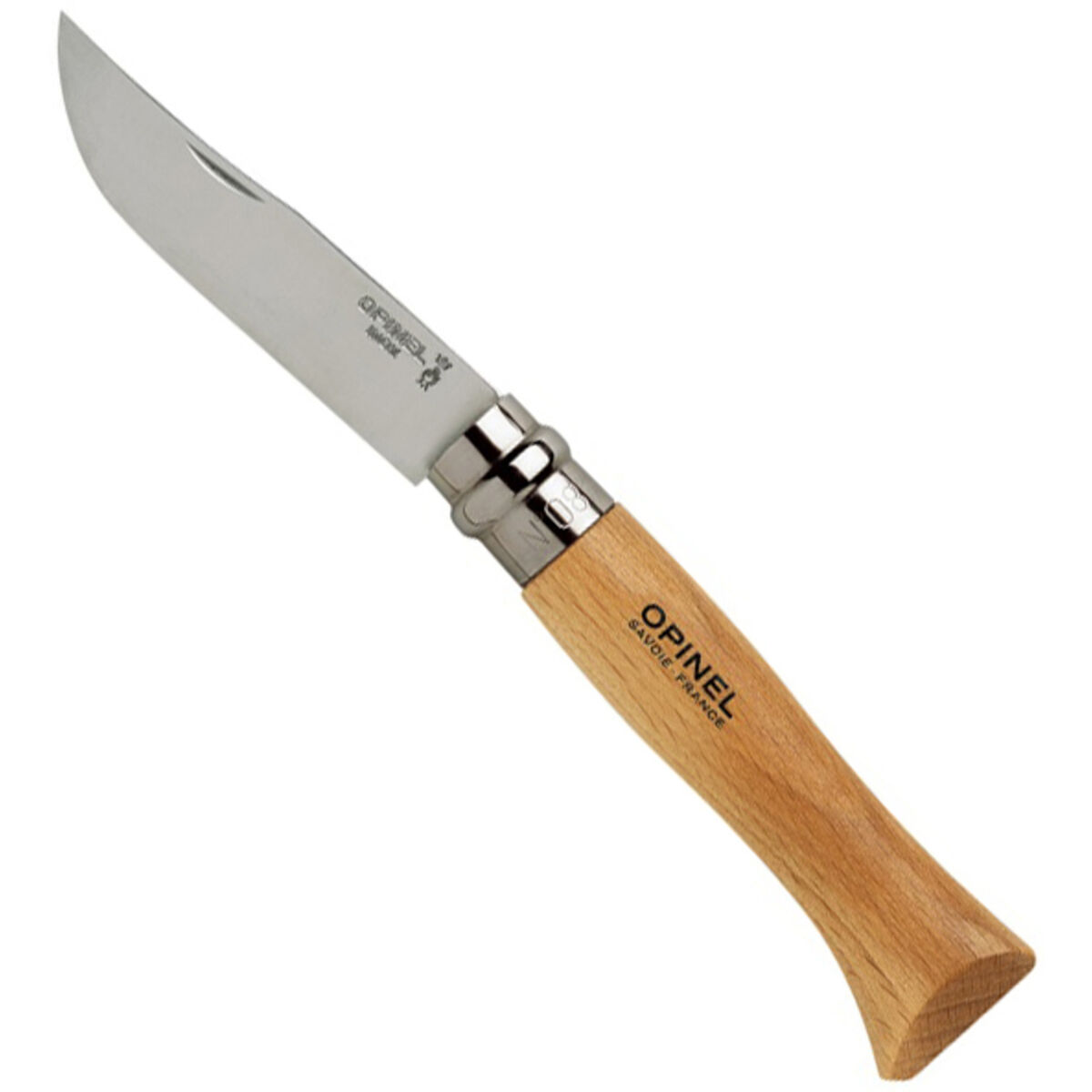 Foldekniv No 8, 8,5 cm Bøk