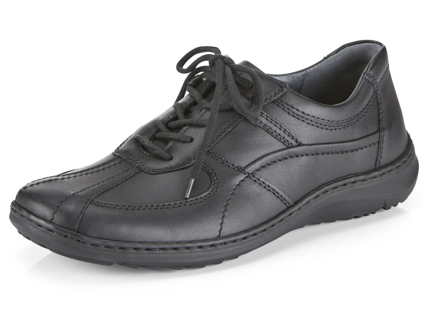 Waldläufer Schnürschuh mit handangenähter Sohle