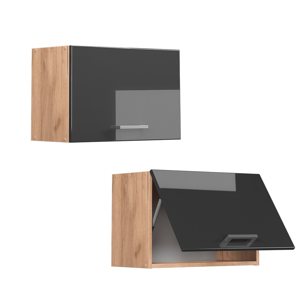 Vicco Hängeschrank Küchenschrank Küchenzeile R-Line 60 cm flach Goldkraft Anthrazit
