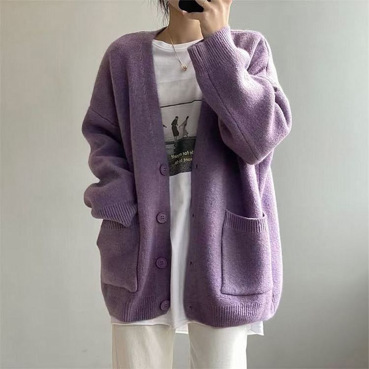 Whychunga - V-hals effen vest