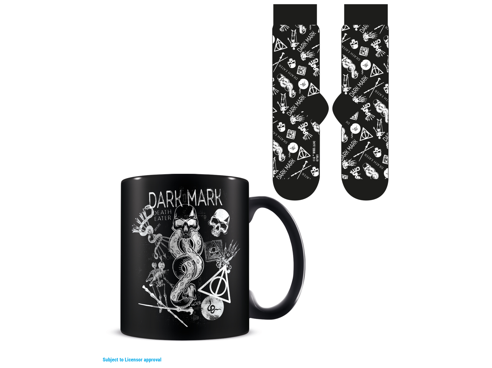SET CANECA E MEIAS DARK H.P.