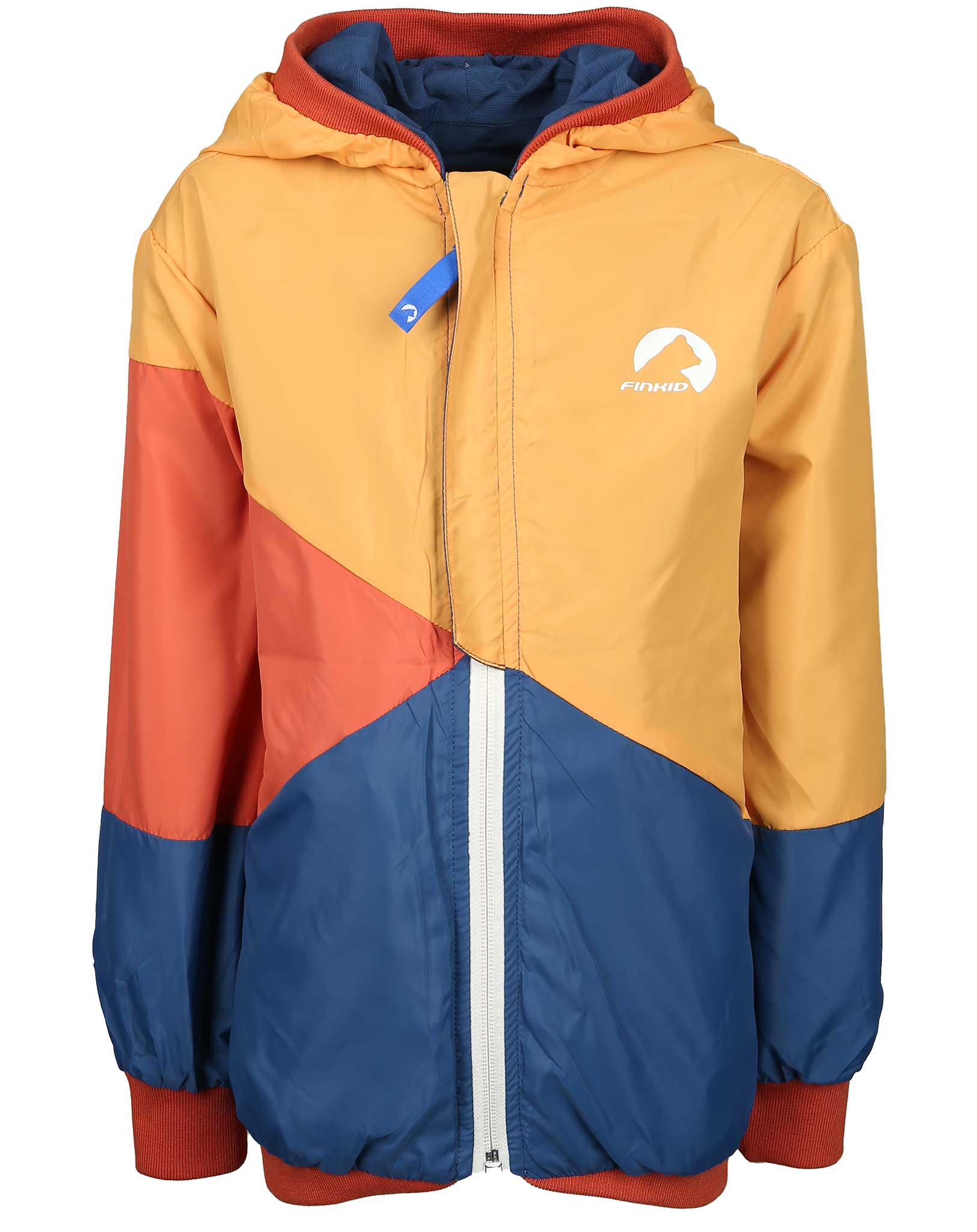 Wende-Regenjacke MUUTUVA in denim/fox