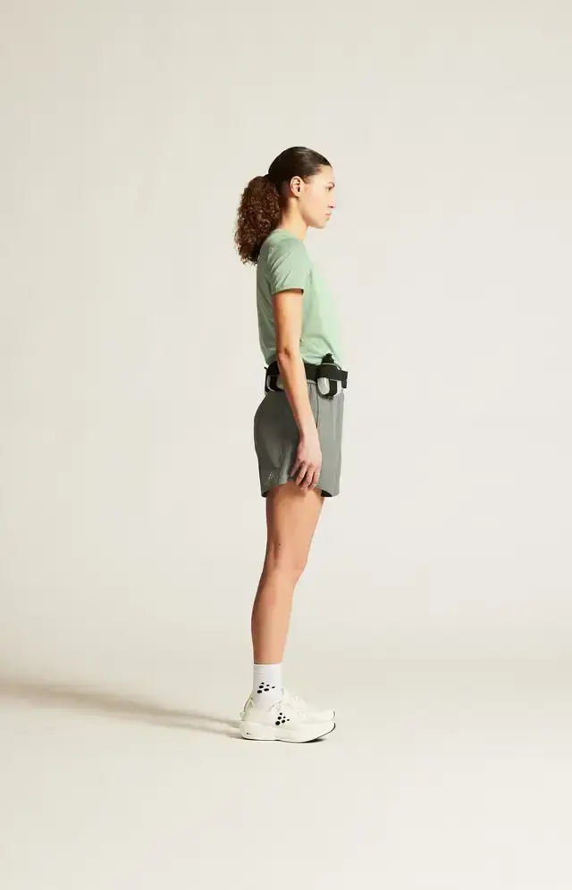 Craft ADV Essence 3 Hardloopshirt Korte Mouwen Blauw/Groen Dames