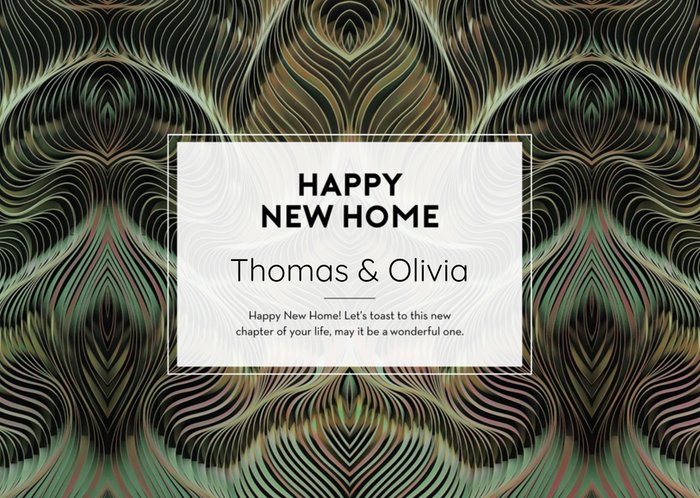 The Gift Label | Nieuwe woning kaart | Let's toast