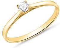 14k gouden Diamanten verlovingsring