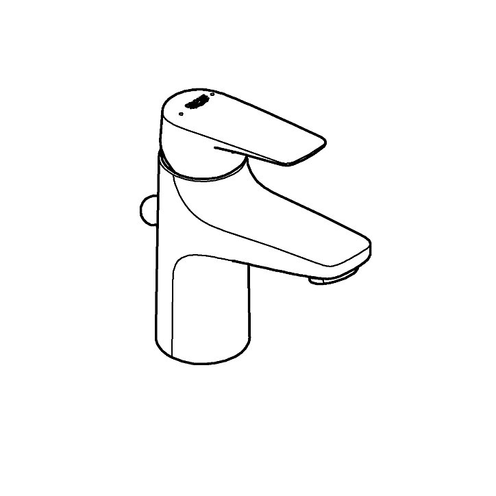 Mitigeur de lavabo chromé Start Flow S Grohe