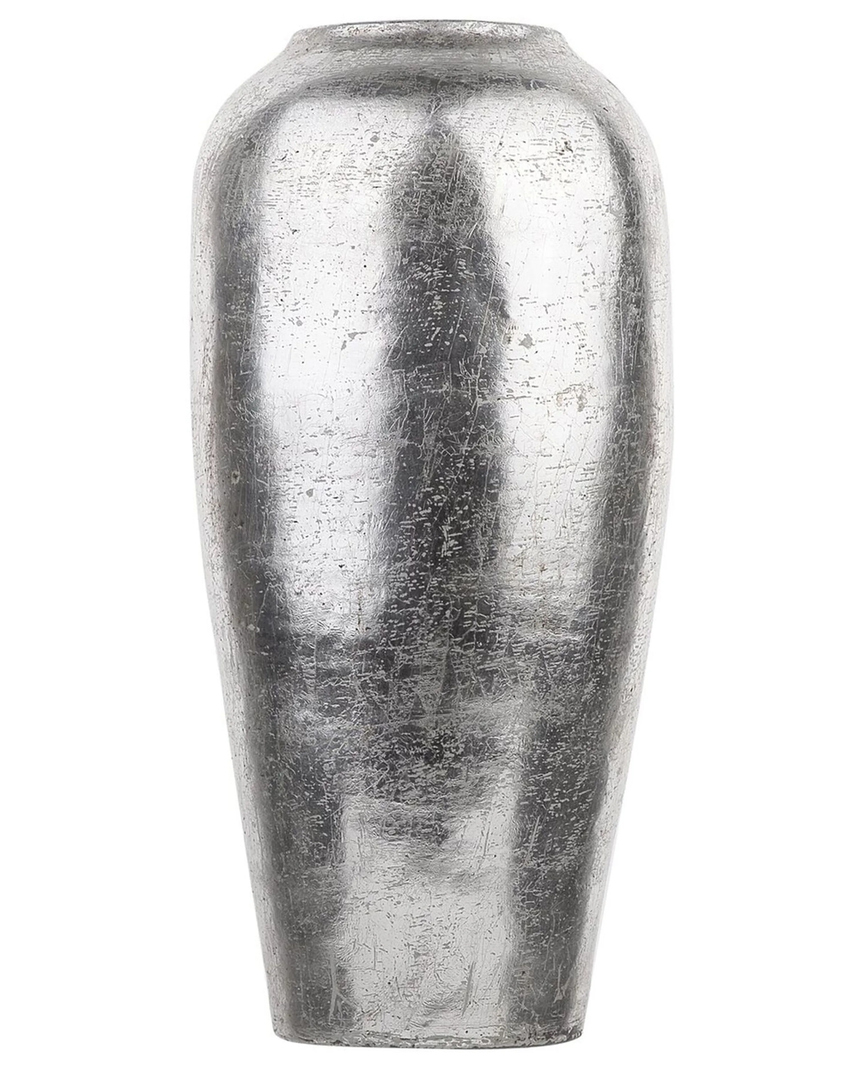 Decoratieve vaas LORCA Keramiek 48 cm Zilver