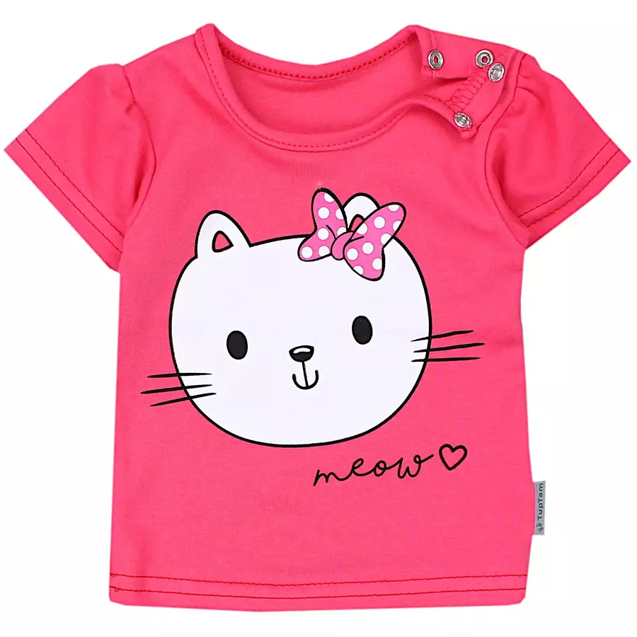 TupTam Baby Mädchen Kurzarm T-Shirt 5er Set rosagrün
