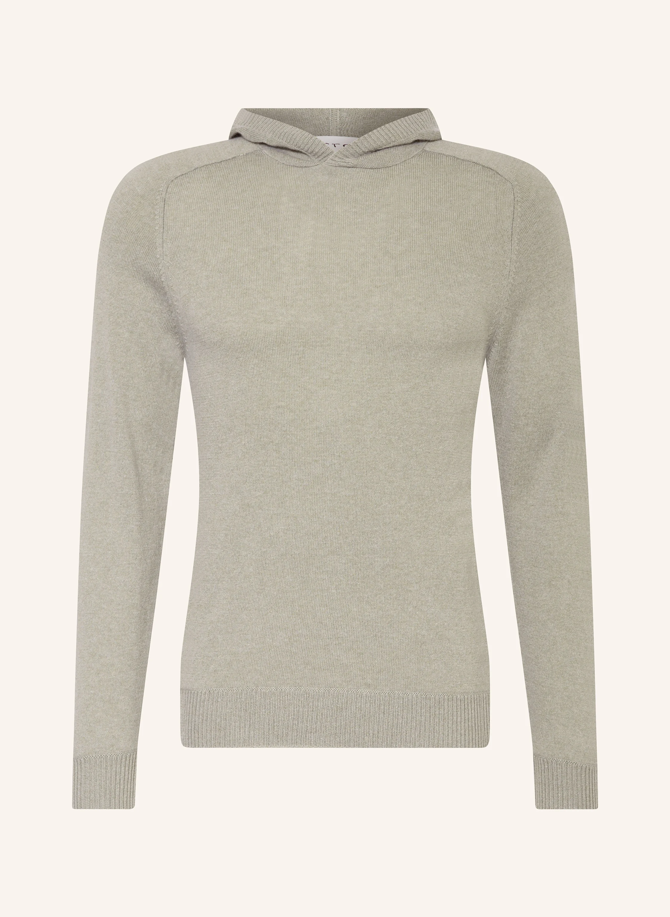 FTC CASHMERE Strick-Hoodie mit Cashmere
