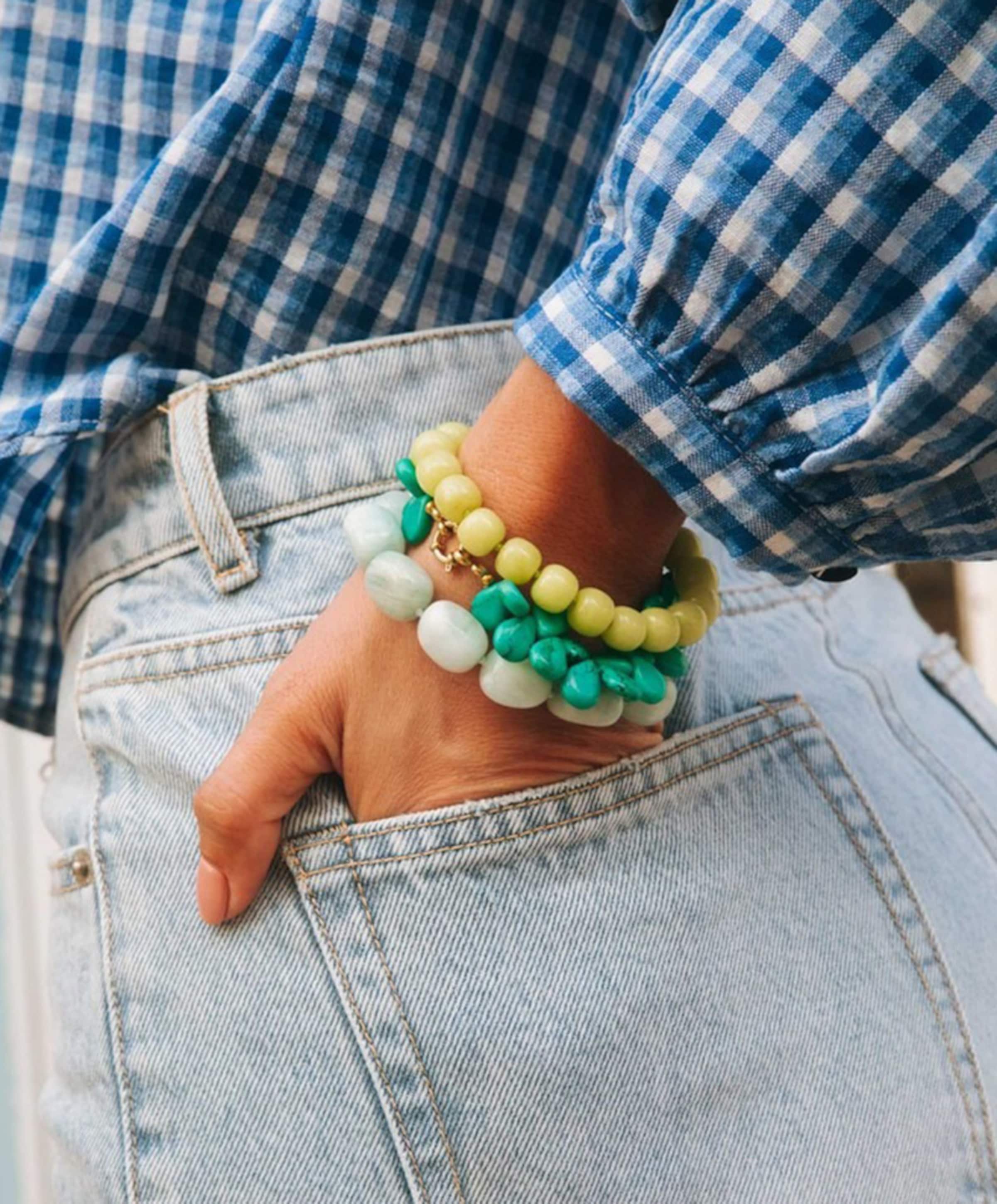 Bonnie Studios Dames armband blauw