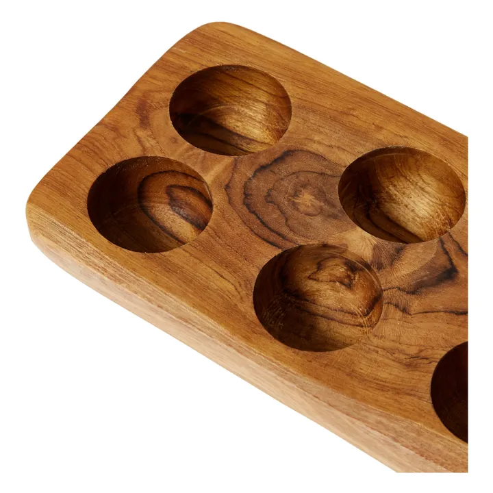 Pure Wood Design Porte œufs en bois | Teck
