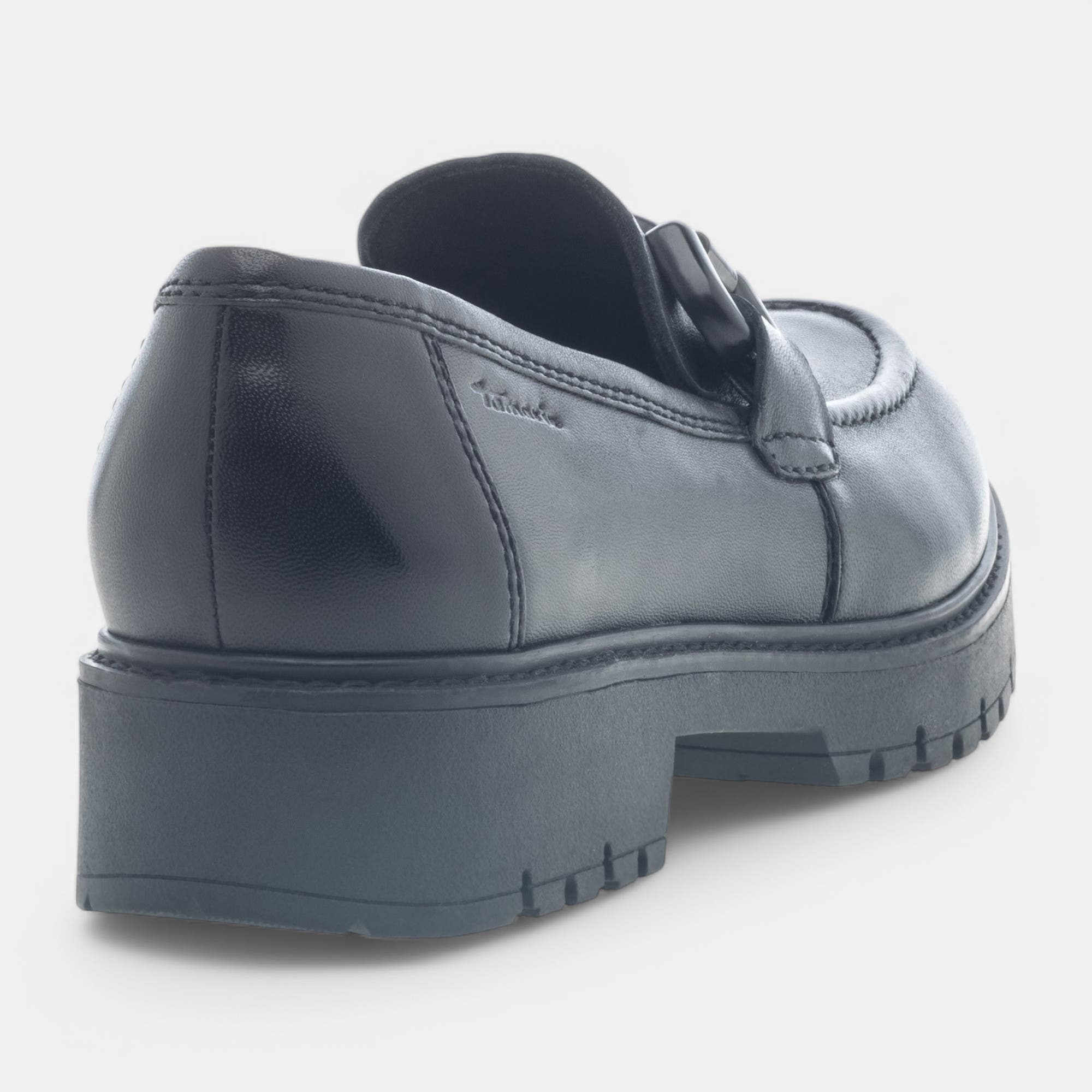Mocassins Femme en cuir noir