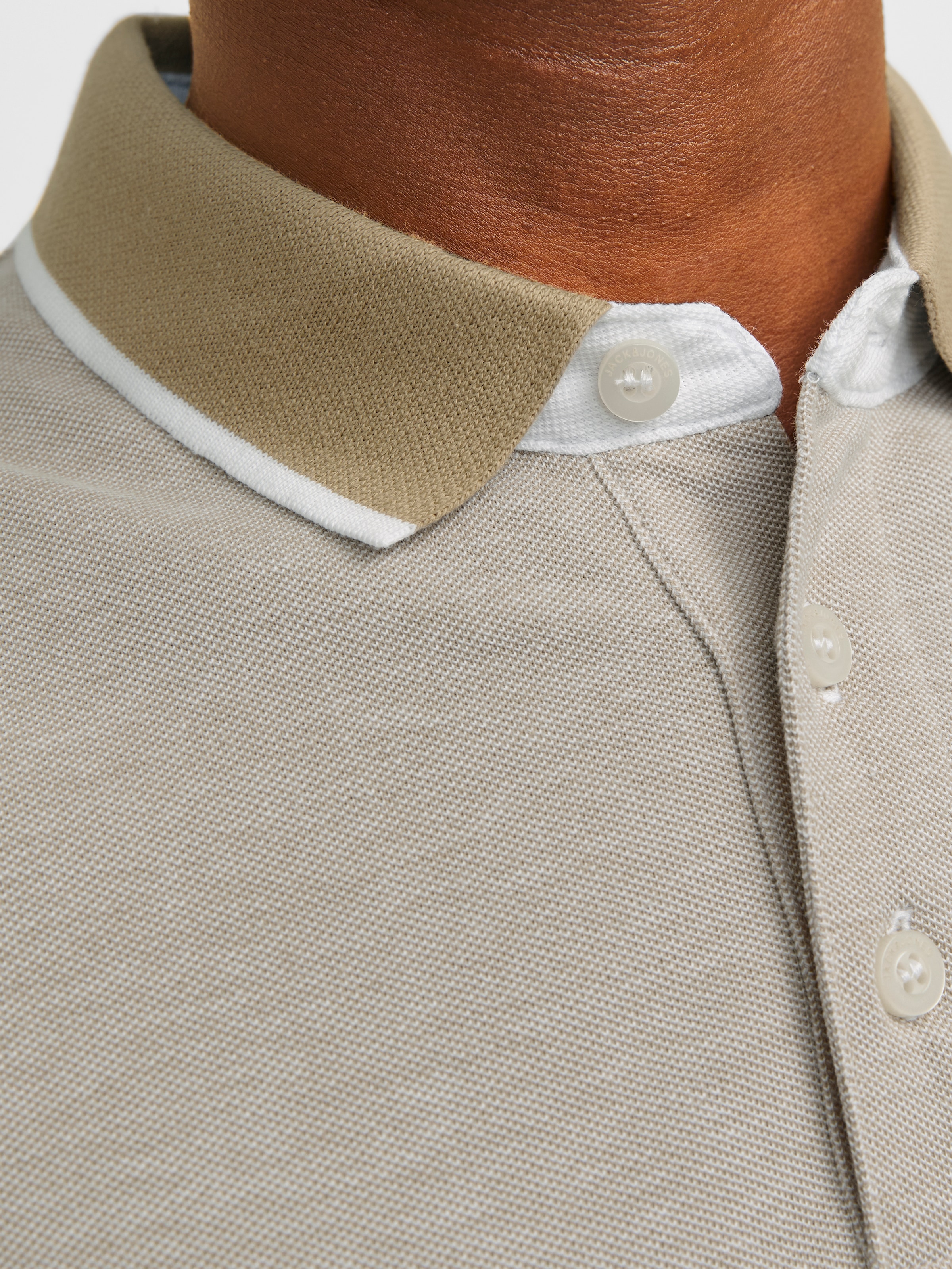 Jack & Jones Poloshirt »JJEPAULOS Slim Fit, sportlich-elegant, mit Stickerei und Knopfleiste«, 2 Stk. unifarben, modisch, slim fit, Baumwolle, Polokragen