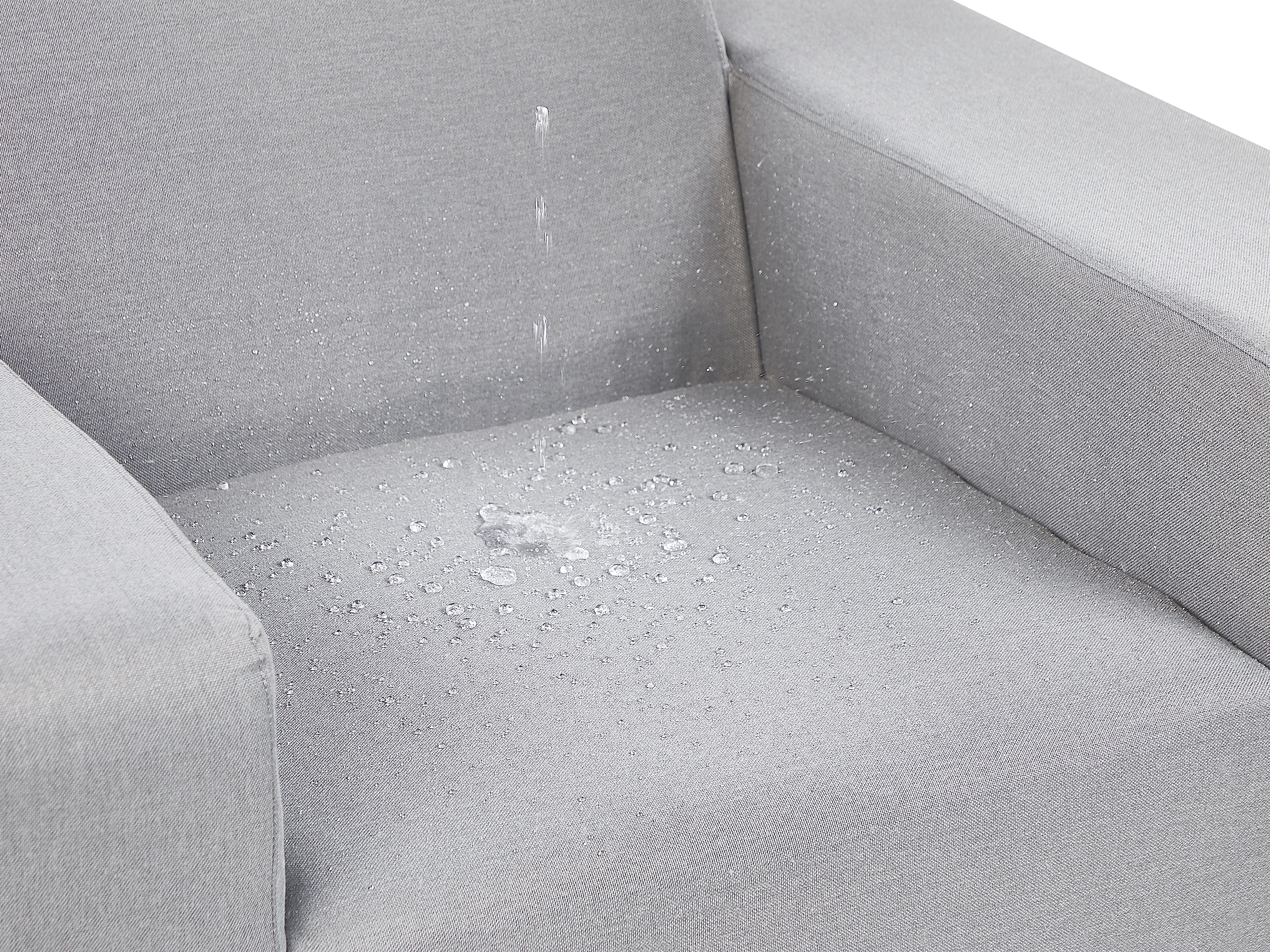 Loungeset met tafel 5-zits ROVIGO Lichtgrijs