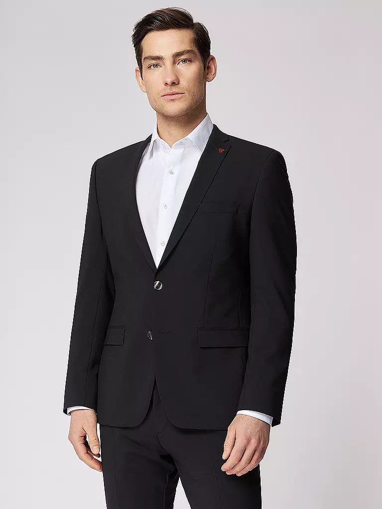 ROY ROBSON Sakko Slim Fit schwarz