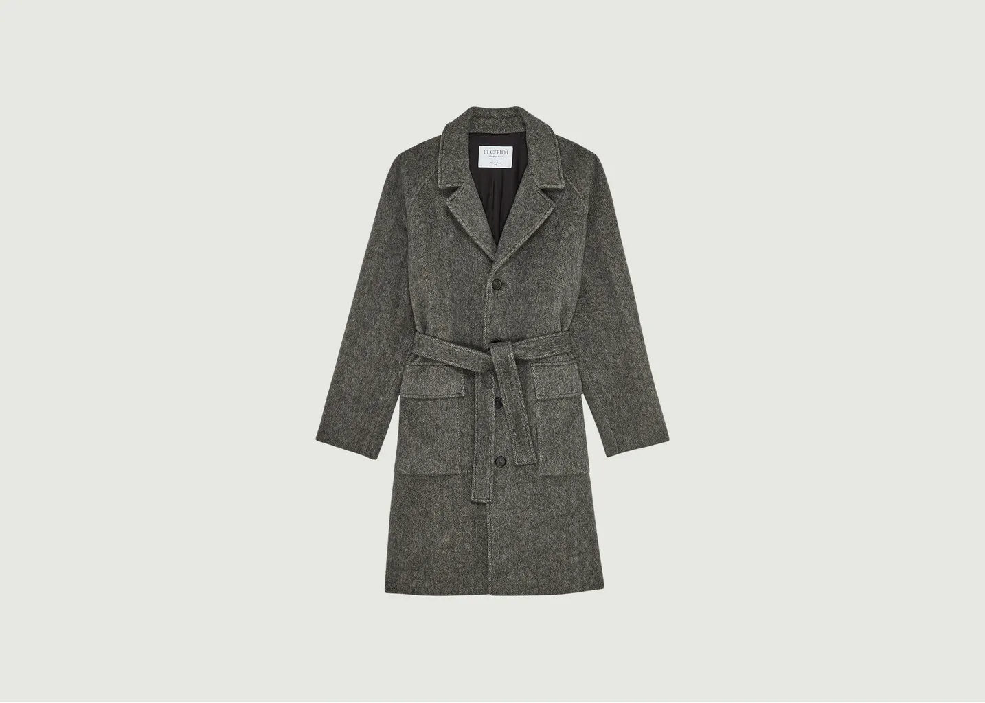 Pardessus oversize en laine fabriqué en France L'Exception Paris