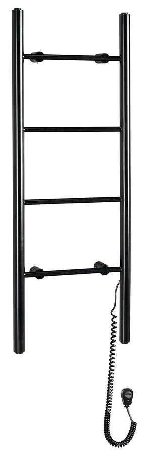 Sapho Karbo elektrische radiator mat zwart 40x112cm 87Watt