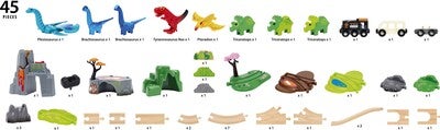 BRIO World 36104 Deluxe Sett med Dinosaurer