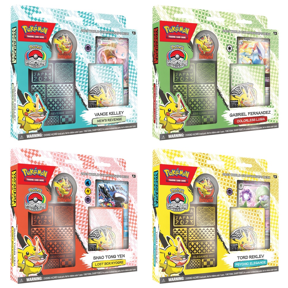 Pokémon-Sammelkartenspiel: Deck-Sortiment der Weltmeisterschaft 2023