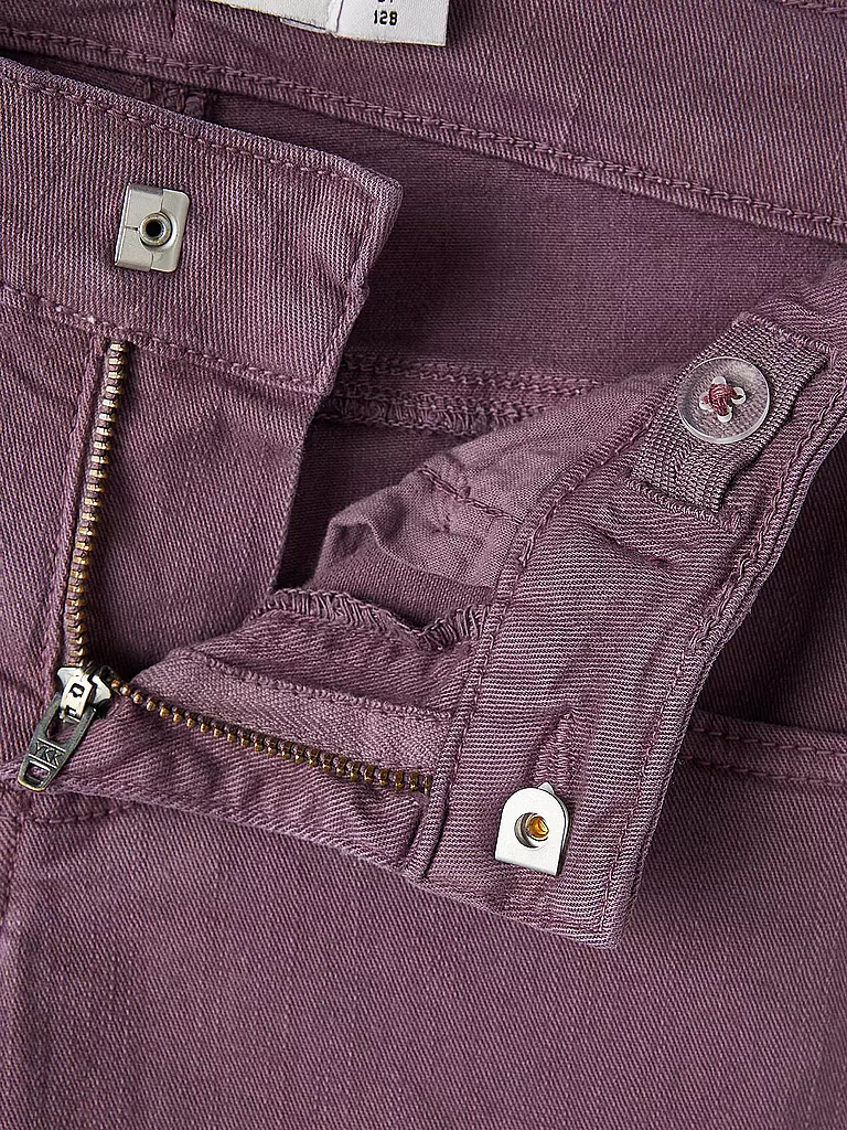 NAME IT Mädchen Hose Wide Fit NKFROSE  beere