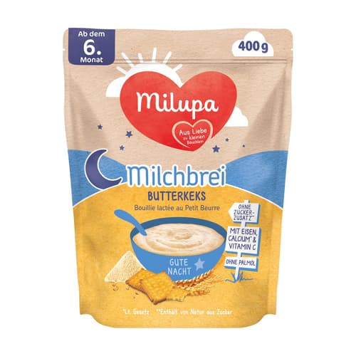 Milupa Milchbrei Gute Nacht Butterkeks