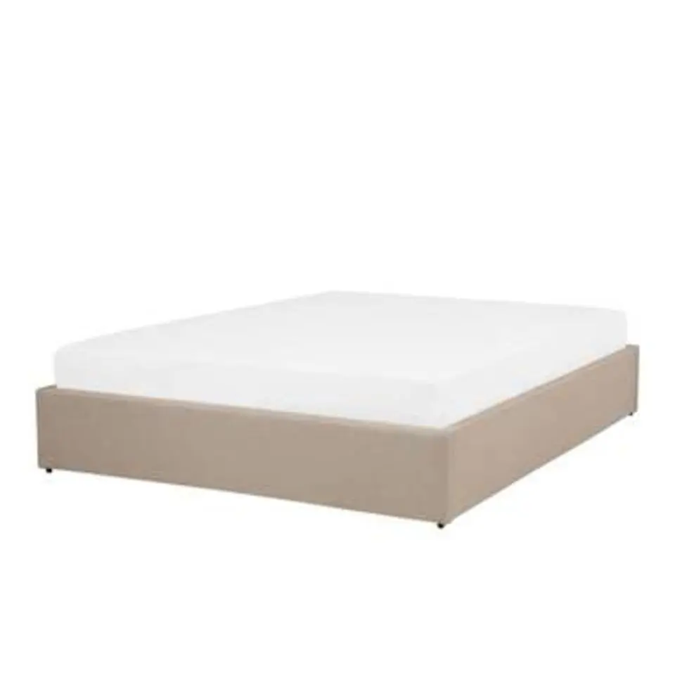DINAN - Tweepersoonsbed - Beige - 140 x 200 cm - Polyester