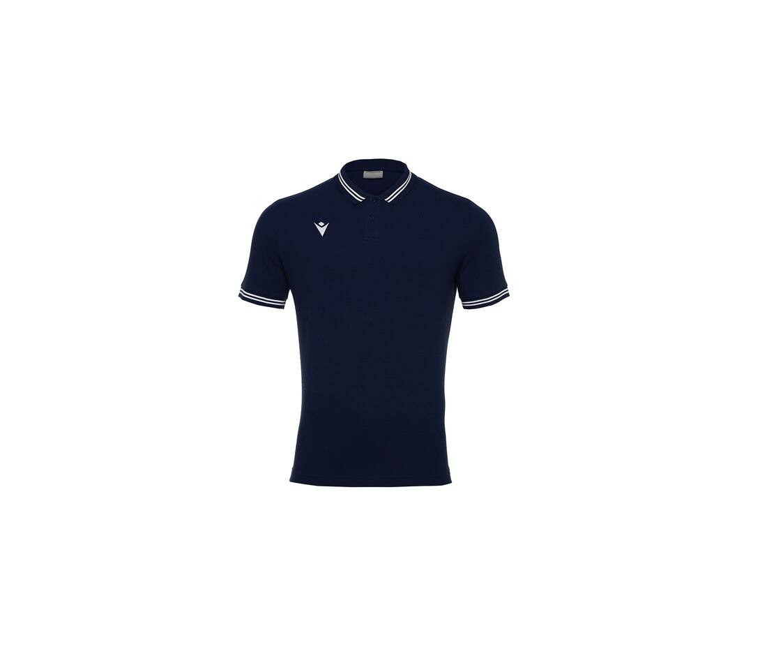 MACRON MA9332 - Polo Slim Fit avec Bandes Contrastées