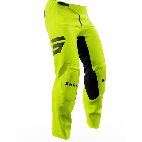 Shot - Pantalon Draw Escape Jaune fluo / Noir