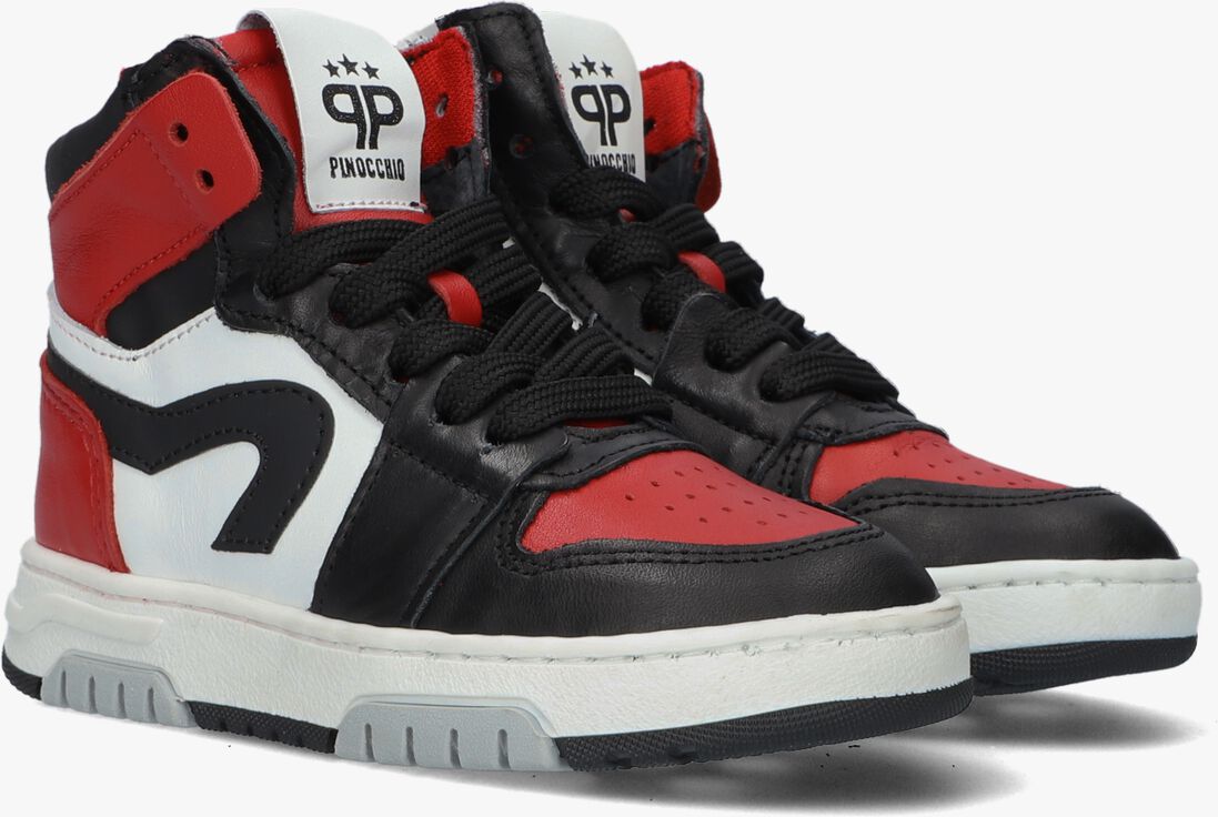 PINOCCHIO zwarte pinocchio hoge sneaker p1246