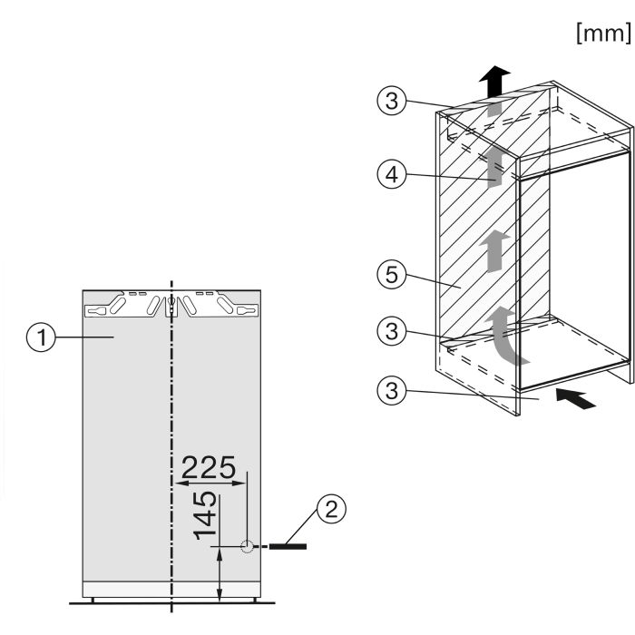 Miele Einbau-Kühlschrank K 7234 E