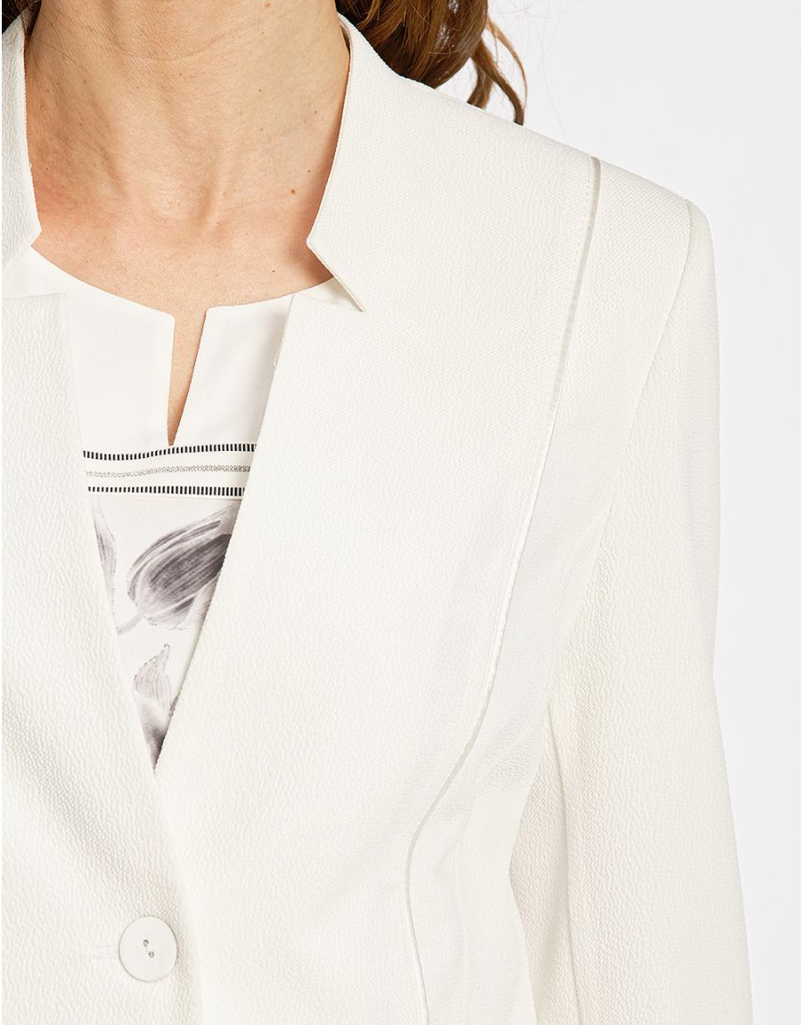 Veste habillée écrue