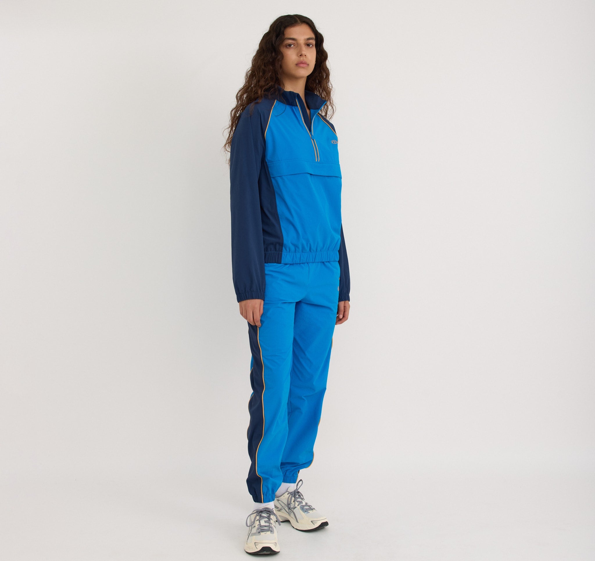 RECYCLED NYLON<br>Track Half Zip Jacket