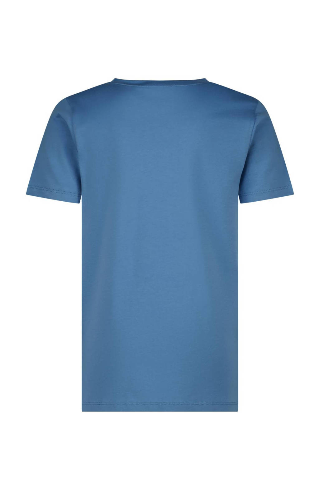 Raizzed T-shirt Harell met logo middenblauw