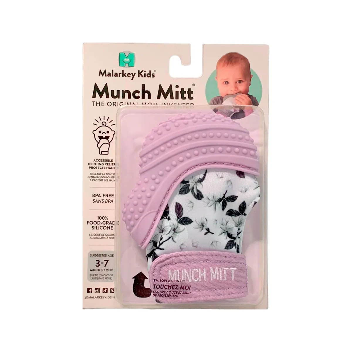 Munch Mitt Mitaine Munch Mitt Lilas - Fleurs