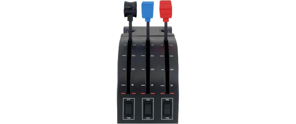Simulations-Controller G Saitek Throttle QuadrantSchubregler für Flugsimulationen