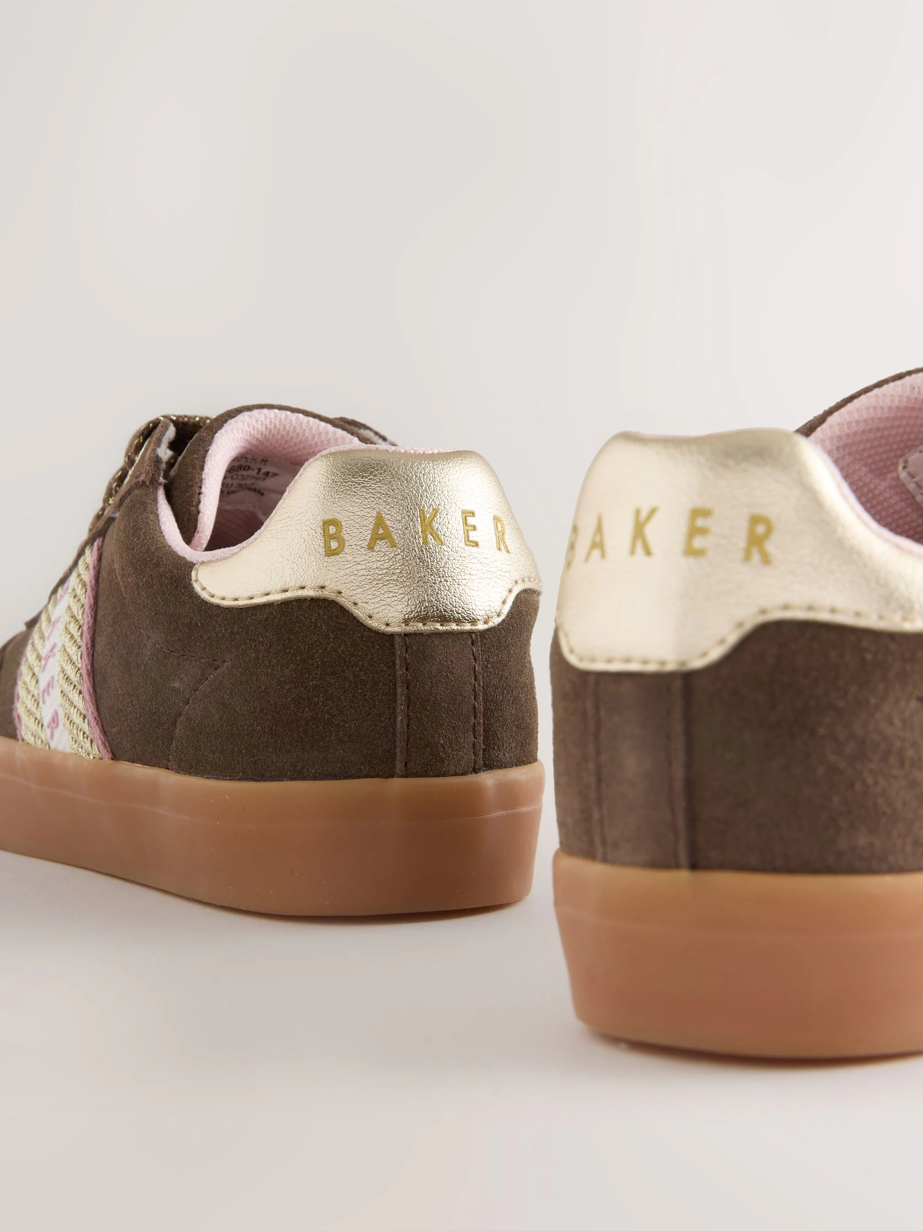 Bruin - Baker by Ted Baker Tape Trainers with Gum Sole