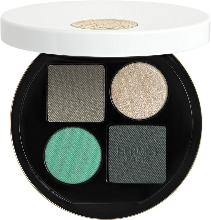 HERMÈS Ombres d'Hermès, powder quartet for the eyes, Ombres Végétales