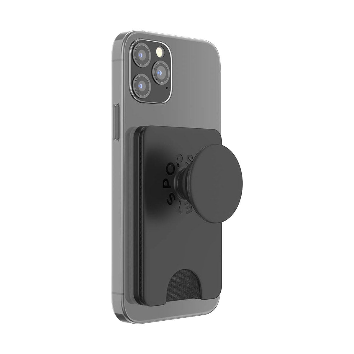 Popsockets PopWallet+ for MagSafe Svart