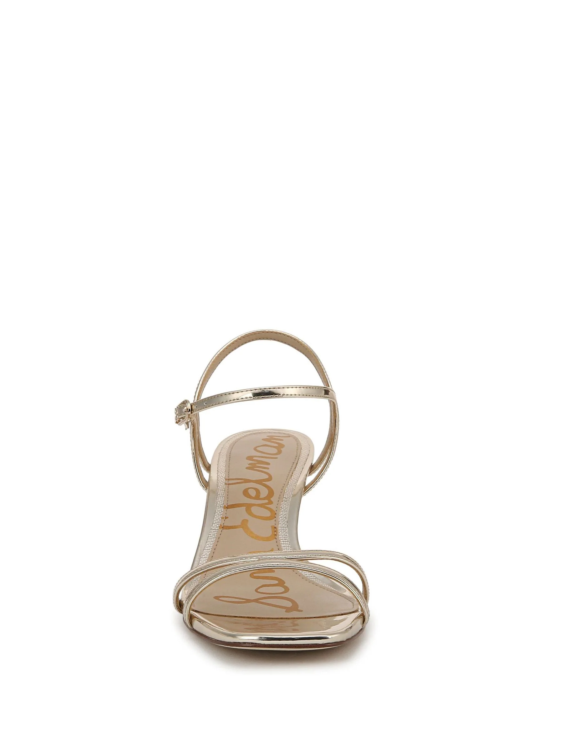 Goud - Sam Edelman Regular Fit Presley Strappy Heeled Sandals