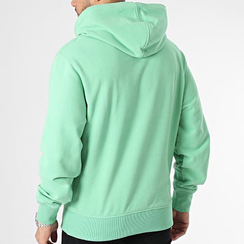 Sweat Capuche Micro Monologo 2535 Vert Clair