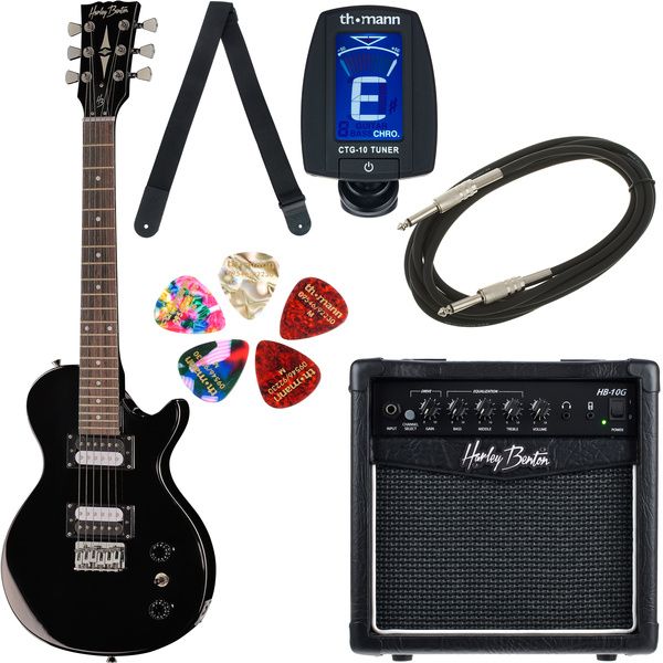 Harley Benton SC-200BK Mini Bundle