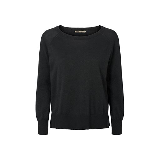 PBO Bekka Striktrøje, Black, XXL