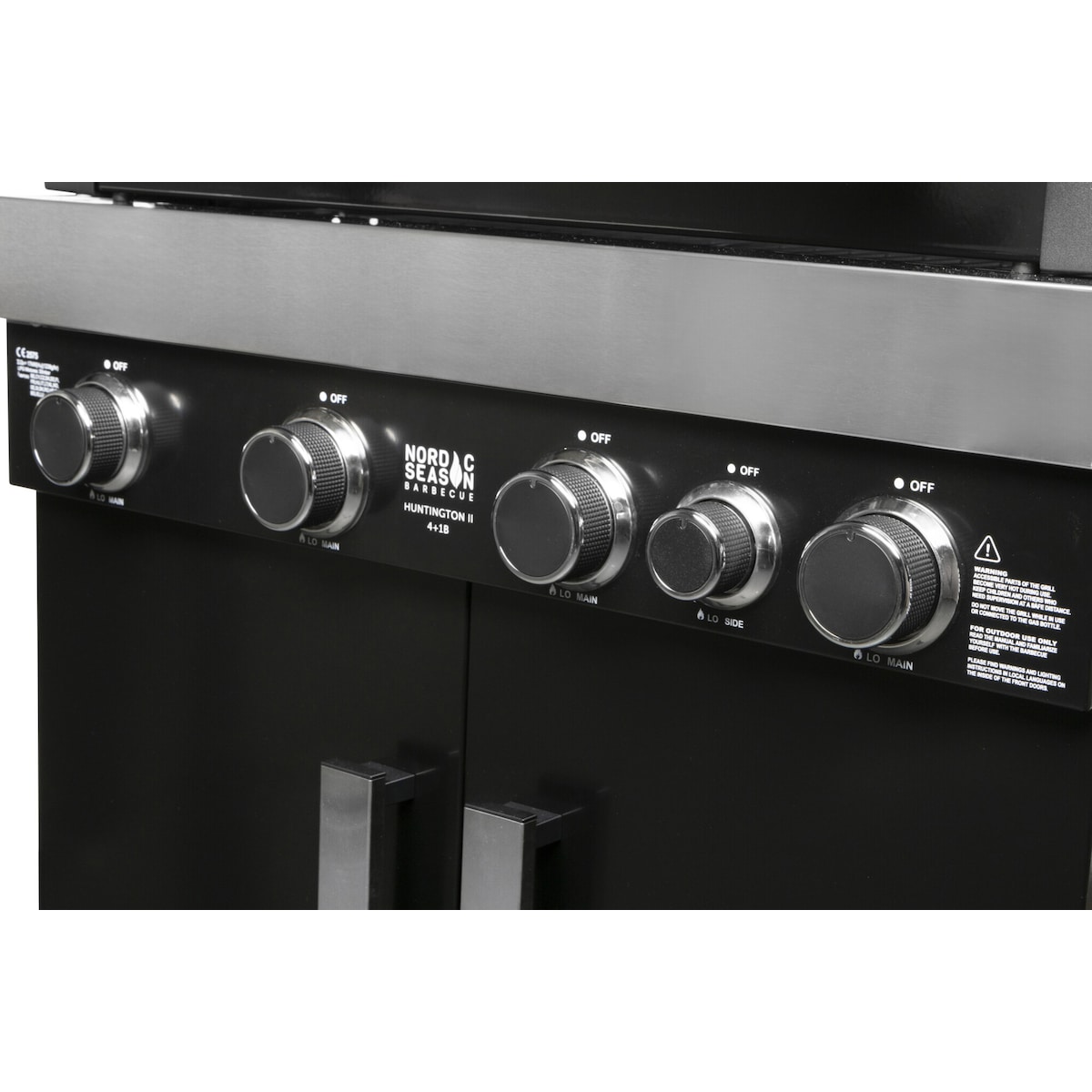 Nordic Season Huntington 4+1 Black edition Gassgrill GG502420