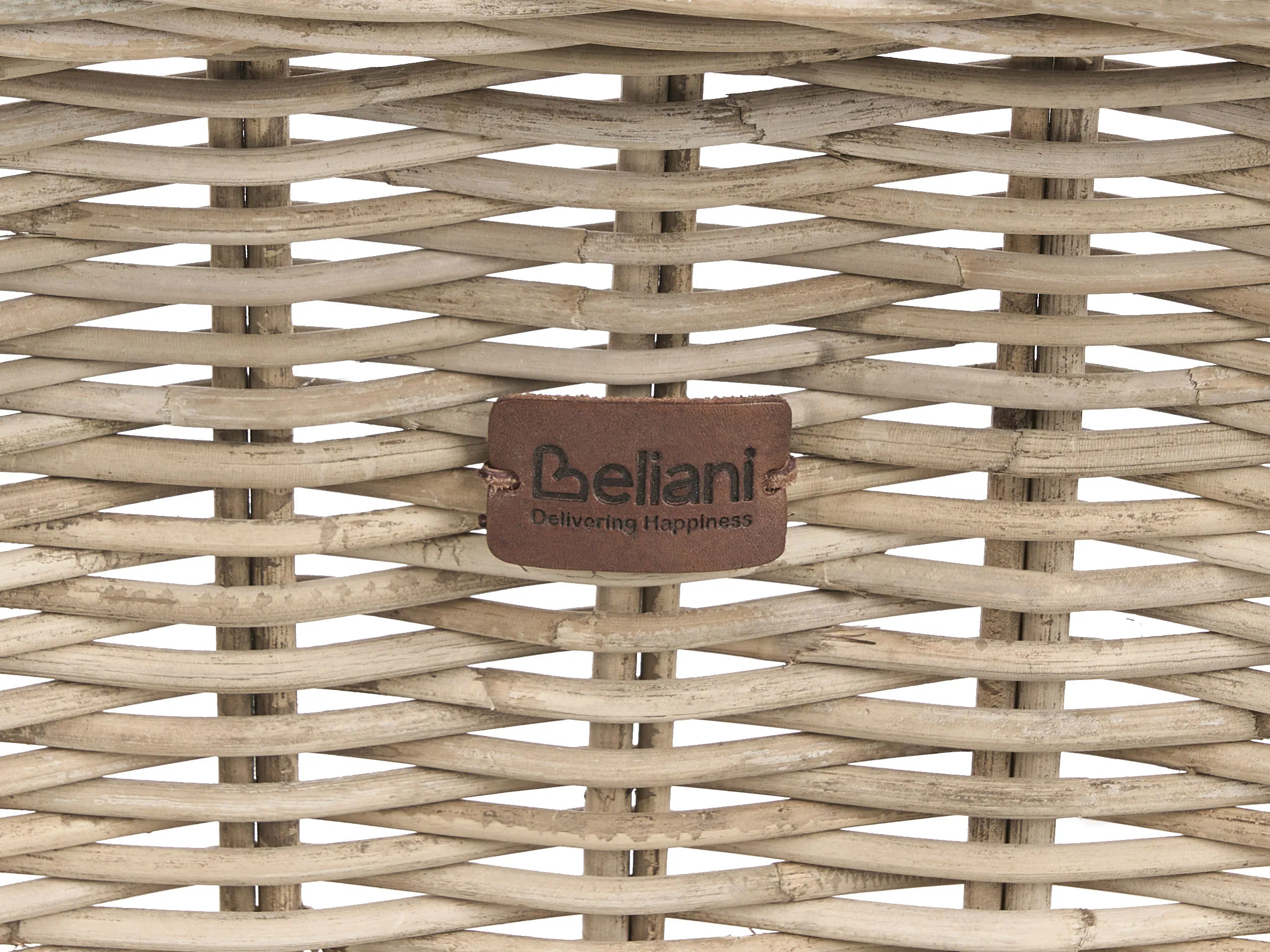 Tuinbank met zitkussen SUSUA 150 cm Rotan Natuurlijk
