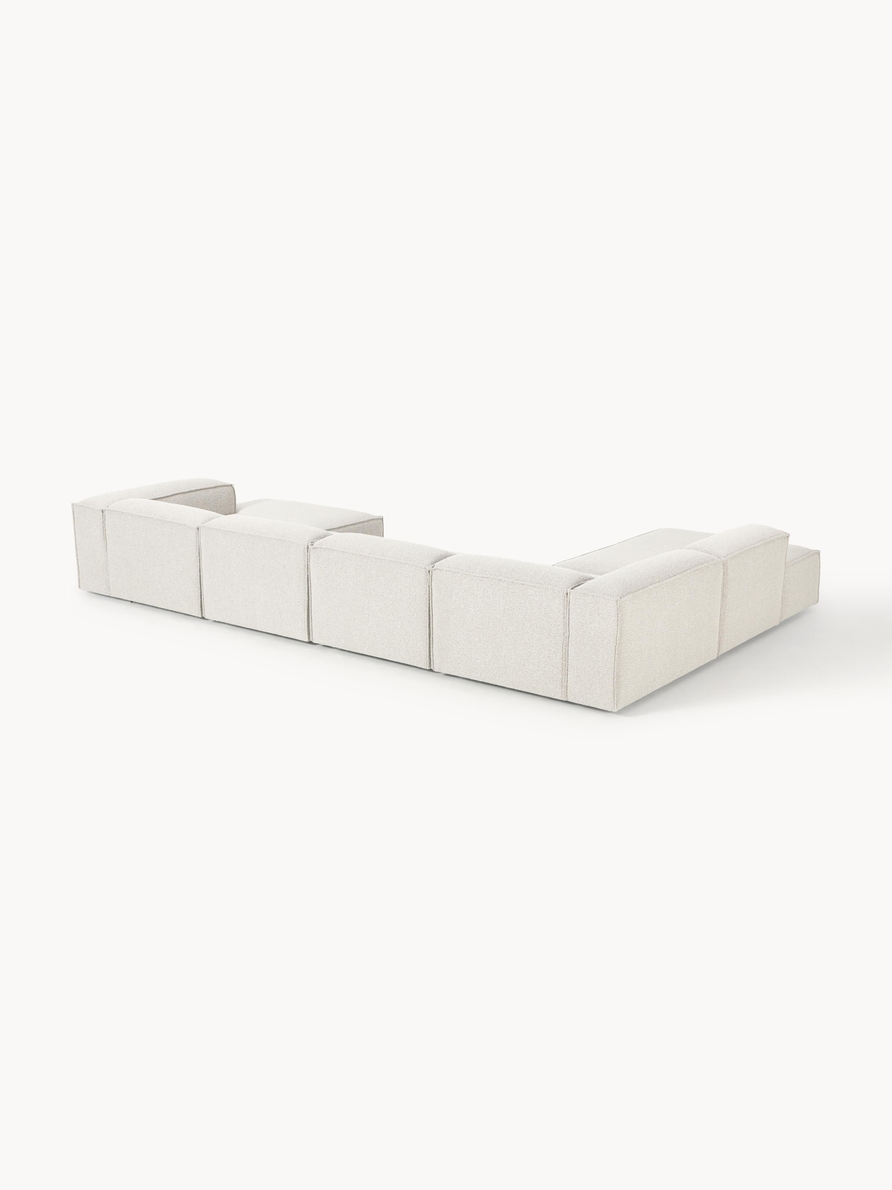 Modulaire U-bank Lennon uit bouclé