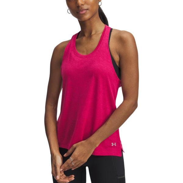 Under Armour Camisola de Alças Launch Camo Singlet 6000013-681 Xs Rosa